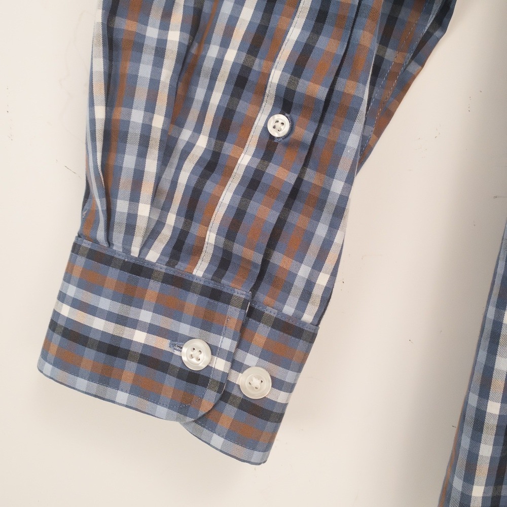 Duluth Trading Co WrinkleFighter Mens XL Plaid Button Down Long Sleeve Shirt - Picture 5 of 10